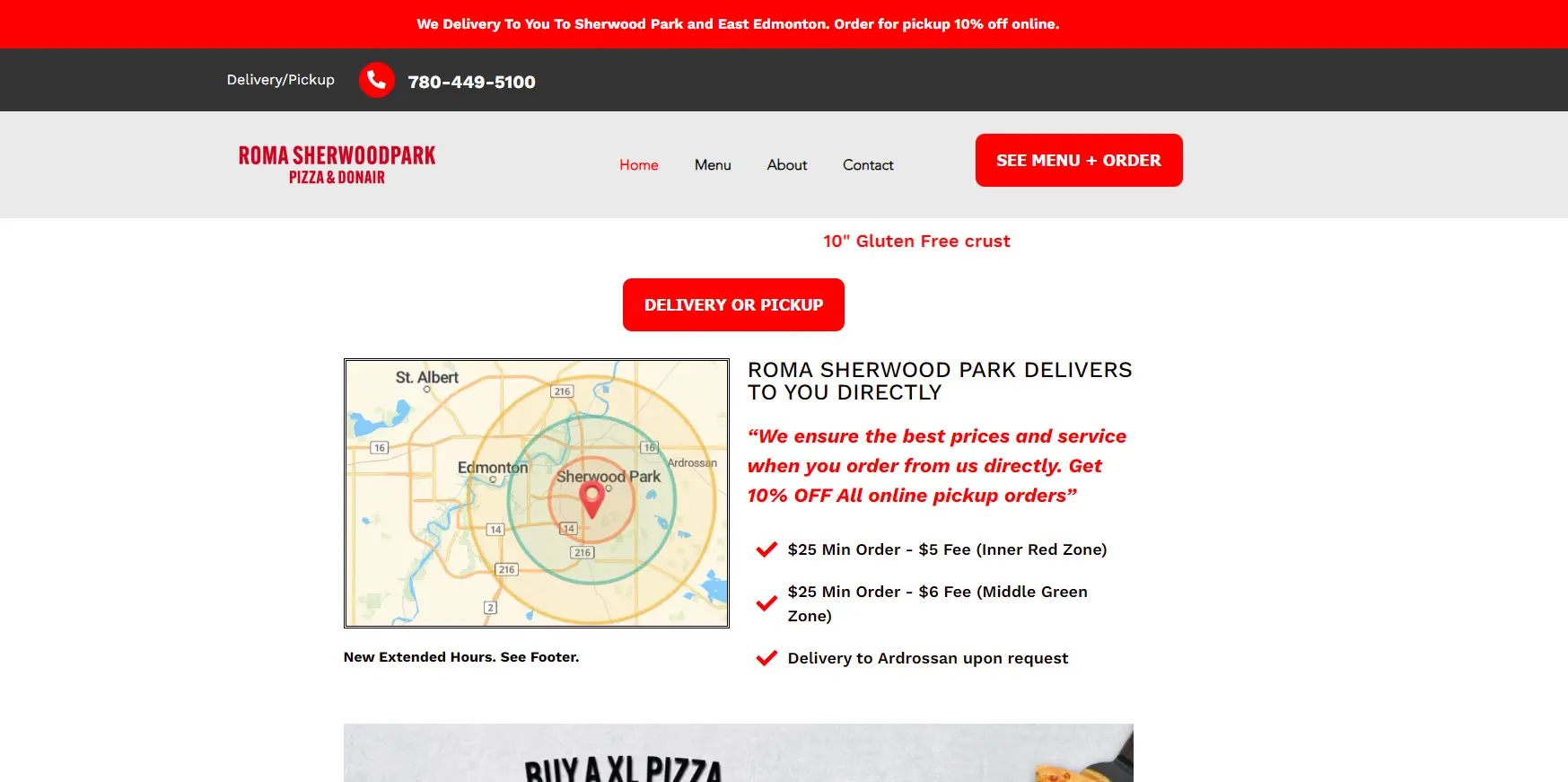Roma Pizza Donair Sherwood Park