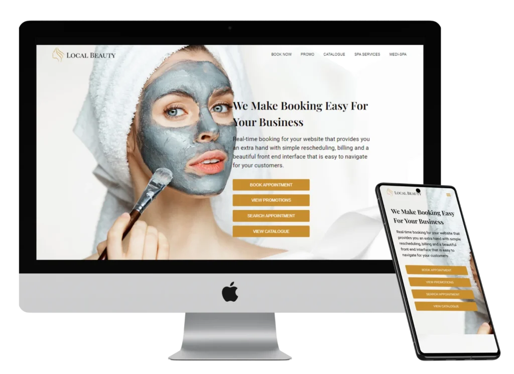 Local Beauty Salon - Website Design Edmonton