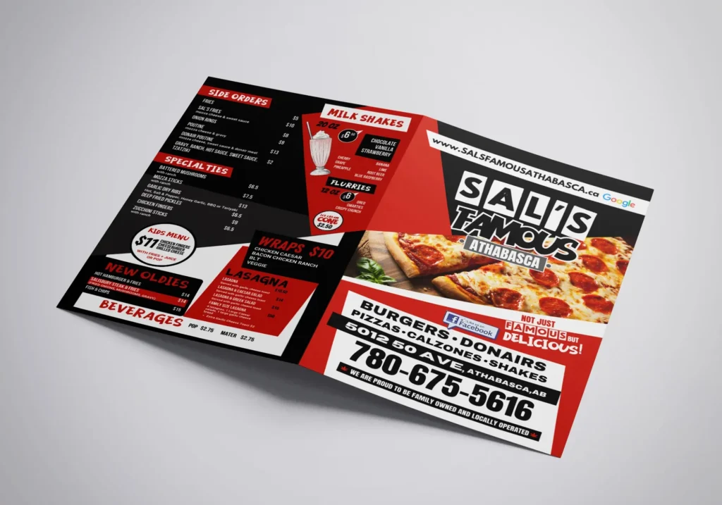 Bifold Design for Sals Athabasca