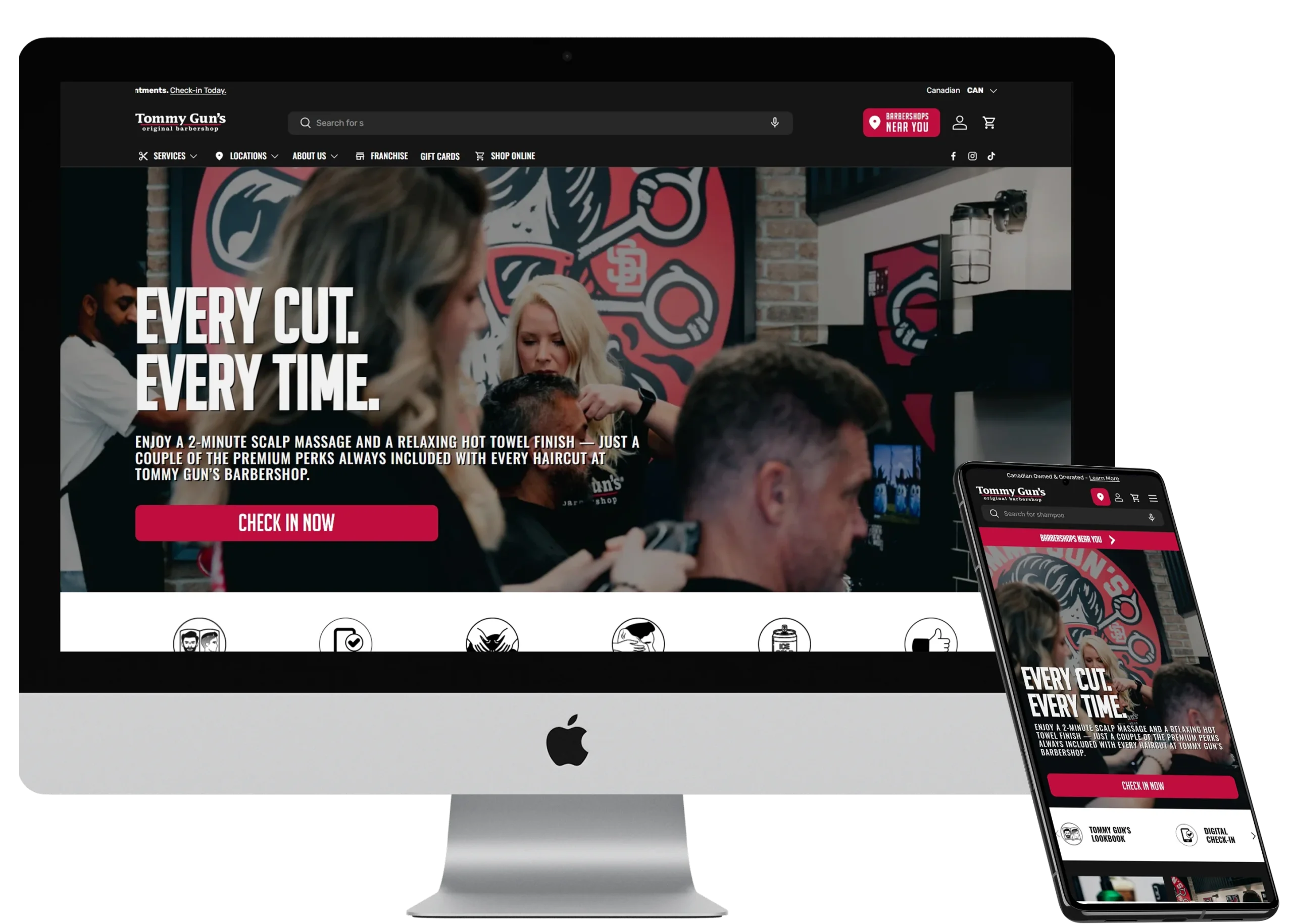 Barber Website Design