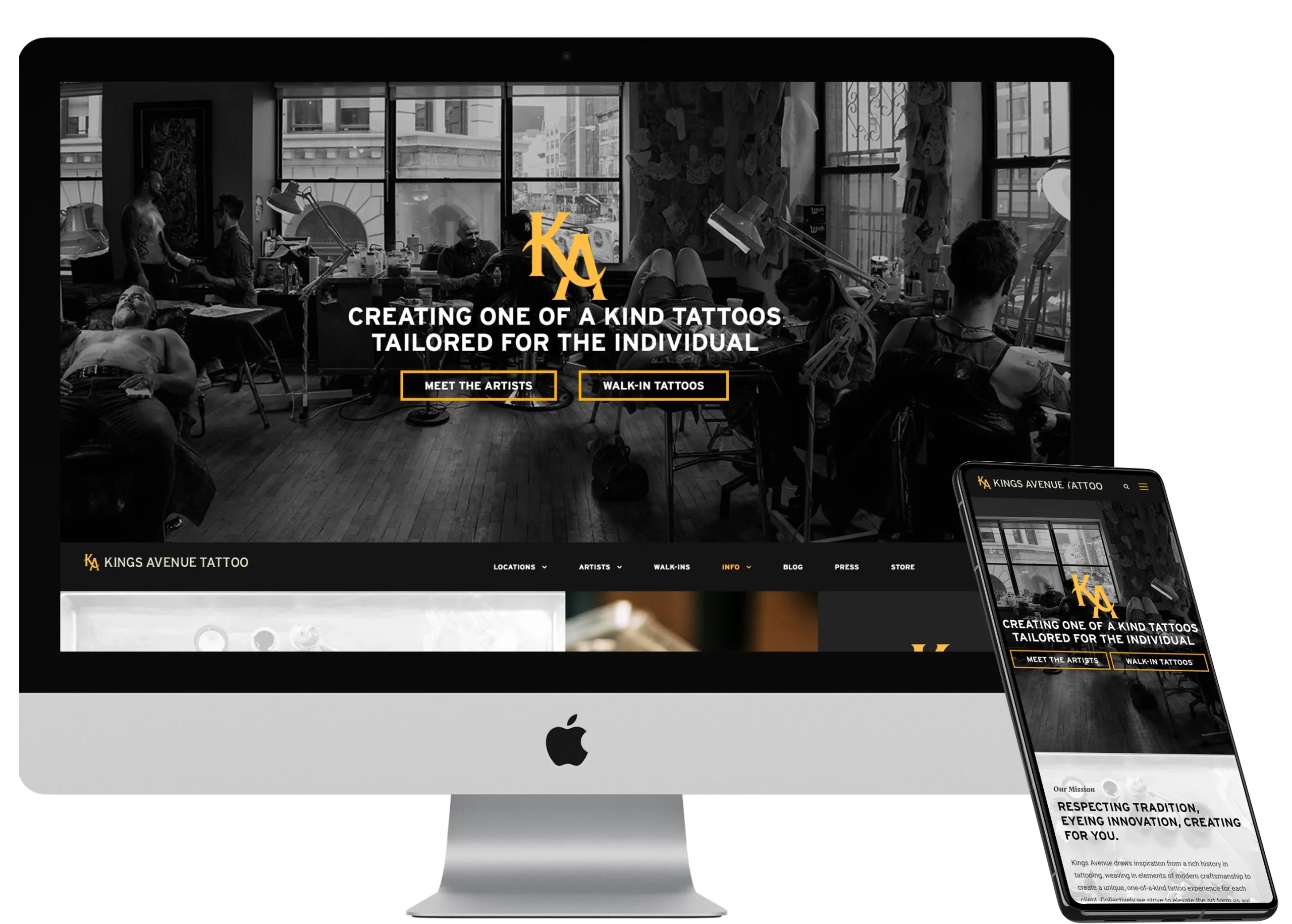 Tattoo Website Designer