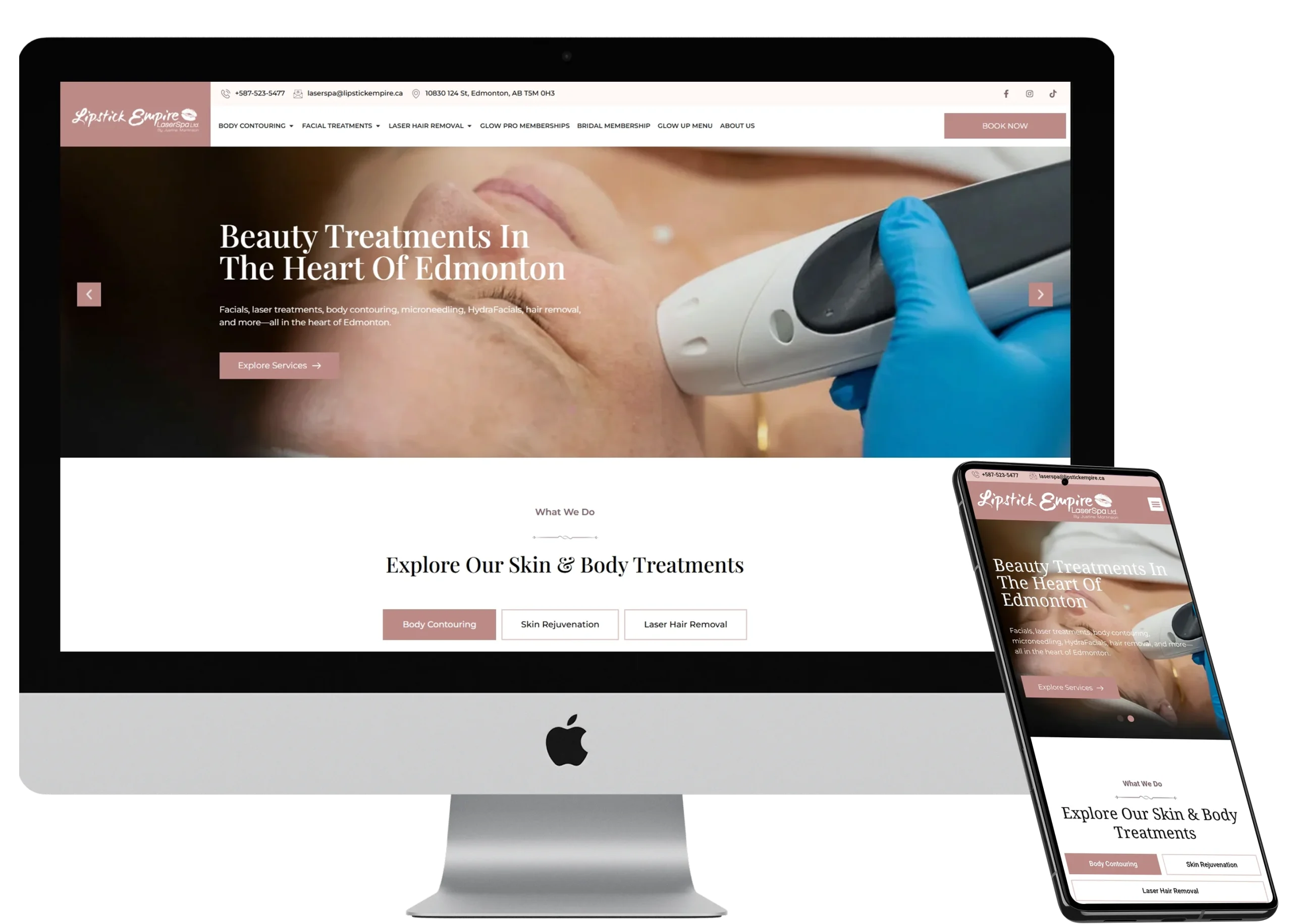 Lipstick Empire Google Ads and Landing Page Design