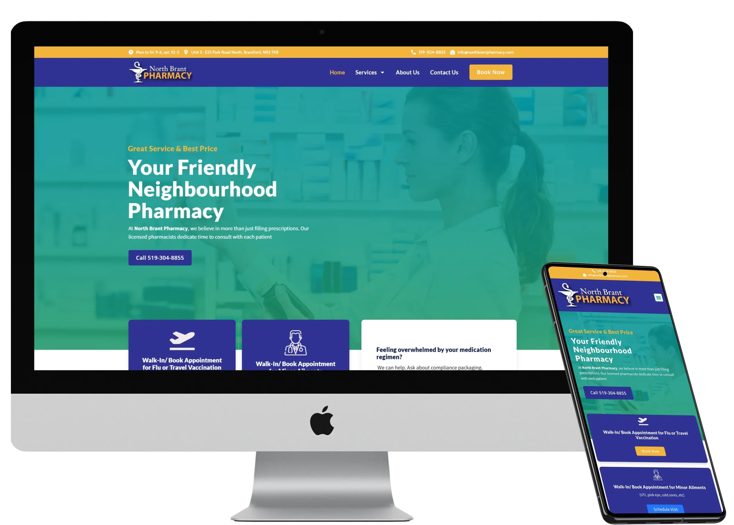 North Brant Pharmacy Website Design
